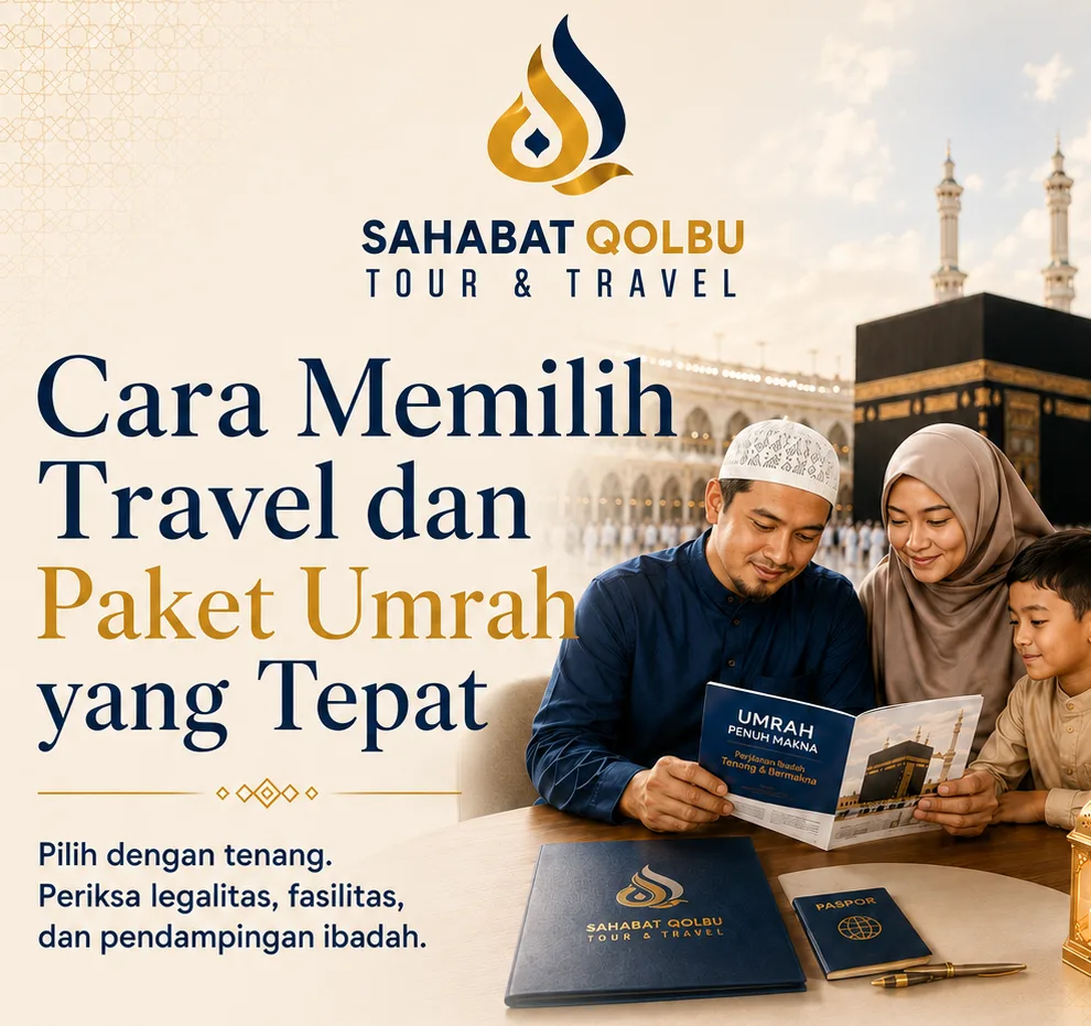 Cara memilih travel dan paket.