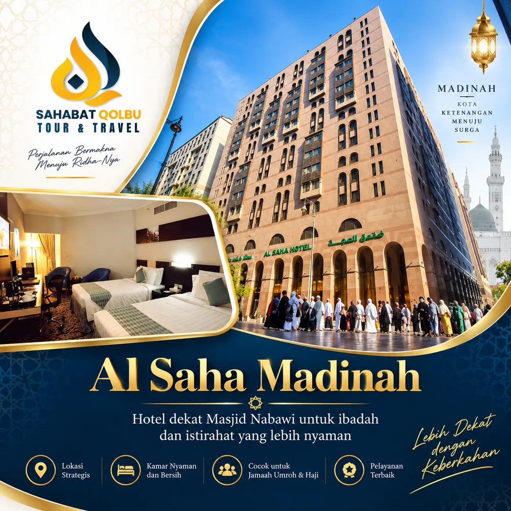 Al Saha Madinah: Dekat Masjid Nabawi, Lebih Mudah Mengatur Waktu Ibadah dan Istirahat