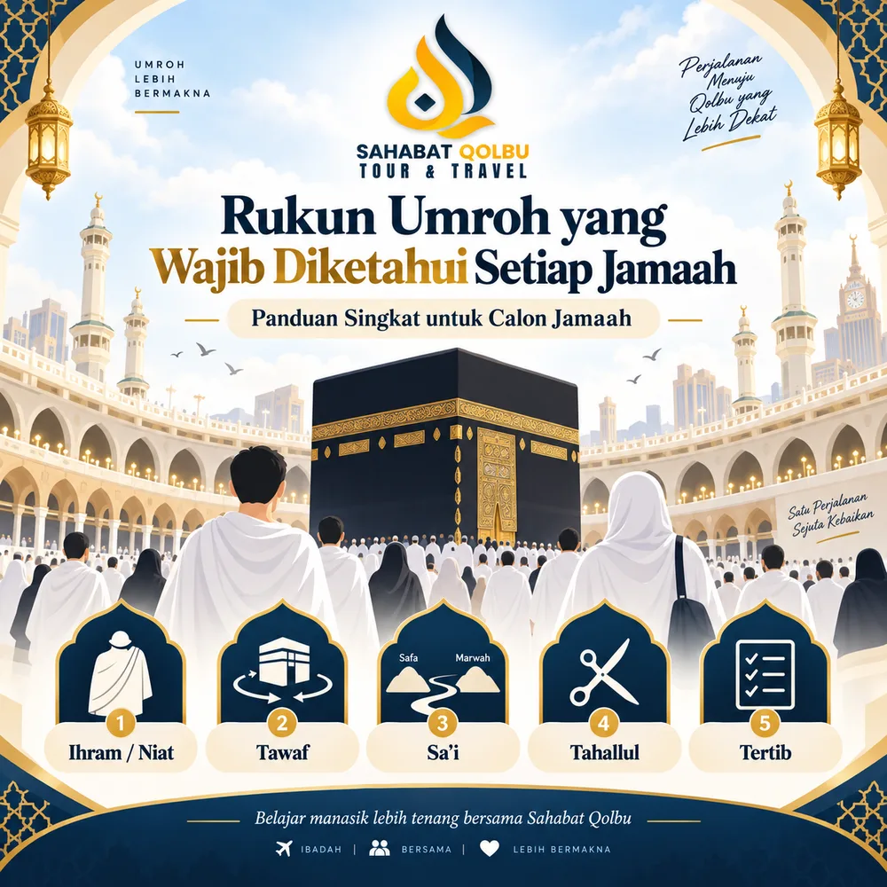 Rukun Umroh yang Wajib Diketahui Setiap Jamaah